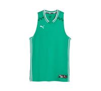 PUMA Maillot 'Hoops Team Game' citron vert / blanc cassé, Taille M