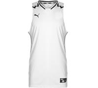 PUMA Maillot 'Hoops Team Game' noir / blanc, Taille L