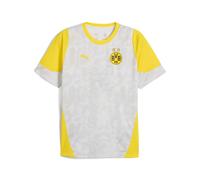 PUMA Maillot jaune foncé / gris / gris clair / noir, Taille L
