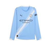 PUMA Maillot manches longues Authentic Home 25/26 Manchester City Homme, Accessoires, Bleu, L L