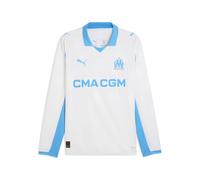 PUMA Maillot manches longues Home 25/26 Olympique de Marseille Homme, Sport, Blanc/Azure, 3XL 3XL