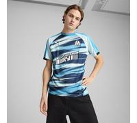 PUMA Maillot Olympique de Marseille Faster Jersey Homme, Vêtements, Azure/Nitro Bleu, L L