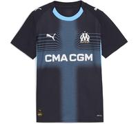 Puma Olympique Marseille 25/26 Replica Away Junior Short Sleeve T-shirt Bleu 9-10 Years Garçons,Filles