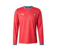 PUMA Maillot 'Portugal 2026' bleu cyan / rouge feu / blanc, Taille XL