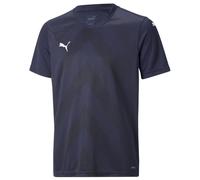 PUMA Maillot teamGLORY - Bleu Marine/Blanc Enfant 116 cm