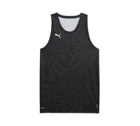 PUMA Maillot 'Teamjaws' anthracite / noir, Taille M