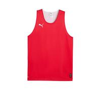 PUMA Maillot 'Teamjaws' rouge / noir / blanc, Taille XL