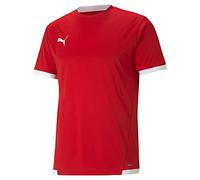 PUMA Maillot Teamliga pour Homme, Rouge/Blanc, Taille M