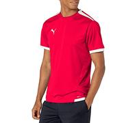 PUMA Maillot Teamliga pour Homme, Rouge/Blanc, Taille M