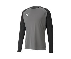 PUMA Maillot 'TeamPacer' gris / noir / blanc, Taille S