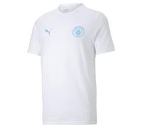 PUMA Manchester City Essentials T-shirt pour enfant, blanc, 7-8 Years
