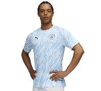 PUMA Manchester City FC Maillot de préchauffage pour Hommes 25/26, Bleu (Silver Sky), 3XL