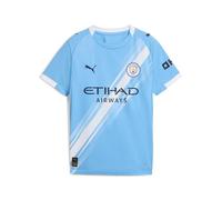 Puma Manchester City Fc 25/26 Replica Home Junior Short Sleeve T-shirt Bleu 13-14 Years Garçons,Filles