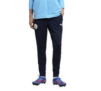 PUMA Manchester City FC Pantalon d'entraînement avec Poche pour Hommes 25/26, Bleu (Deep Navy), XXL