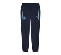 PUMA Manchester City FC Pantalon d'entraînement Pumatech pour Hommes 25/26, Bleu (Deep Navy x Team Light Blue), XL