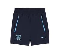 PUMA Manchester City FC Shorts d'entraînement Pumatech pour Hommes 25/26, Bleu (Deep Navy x Team Light Blue), XXL