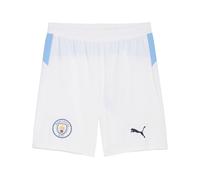 PUMA Manchester City FC Shorts pour Hommes 25/26, Blanc (White x Team Light Blue), M
