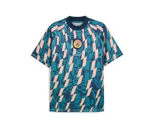 PUMA Manchester City ftblStatement Maillot rétro Bleu turquoise, XL Unisexe