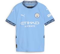 Puma Manchester City Home Shirt 2024 2025 Juniors Bleu 11 - 12 ans Male