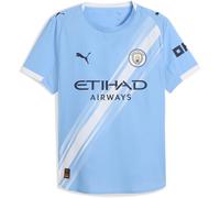 Puma Manchester City Fc 25/26 Home Short Sleeve T-shirt Bleu L Homme