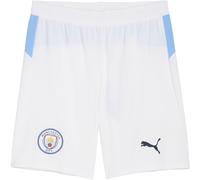 PUMA Manchester City FC Shorts pour Hommes 25/26, Blanc (White x Team Light Blue), M