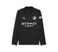 PUMA Manchester City Maillot à Manches Longues Saison 2025/26 - Réplique - Homme - Noir