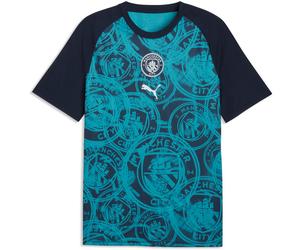 Puma Manchester City Maillot Pre-Match 25/26 Bleu Marine/Bleu M