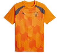 Puma Manchester City Pre Match Shirt 2023 2024 Adults Orange/Gris S Male