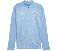 Puma Manchester City Prematch Quarter-Zip Top 2024 2025 Adults Bleu 2XL Male