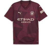 Puma Manchester City Third Shirt 2024 2025 Adults Rouge L Male