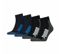PUMA Matelassé mi-Chaussettes Hommes Femmes Coton Logo Sport Chaussette 4 Paquet