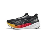 PUMA Maxima Pro Chaussures de Course sur Route Unisexes Noir/Rouge/Jaune Sizzle White, 45 EU, Puma Black PUMA Red Yellow Sizzle PUMA White, 45 EU