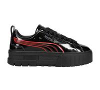 PUMA Mayze Catwoman Baskets à plateforme avec logo pour femme Noir Rouge, noir, 37 EU
