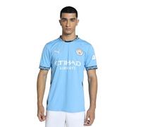 Puma Manchester City Fc 24/25 Home Short Sleeve T-shirt Bleu M