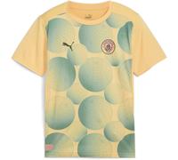 Puma Mcfc Prematch Licensed Short-Sleeve T-Shirt Beige 11 - 12 ans Male