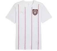 Vêtements Puma MCFC Prematch SS Jersey pour Homme XL Blanc