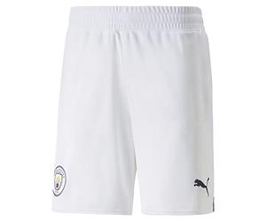 Puma MCFC Shorts Replica Homme, Peacoat-Whisper White, FR : L (Taille Fabricant : L)