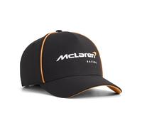 PUMA McLaren F1 Casquette Logo Enfant - Noir - Taille Unique | Bord courbé avec fermeture snapback à l’arrière, Marque McLaren Racing et PUMA, Ajustement ajustable pour enfants