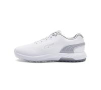 PUMA Men Alphacat Nitro Chaussures de golf, Puma White Flat Light Gray Puma Silver, 42 EU