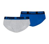 PUMA Men Everyday Bref, Blue/Grey Melange, L (Lot de 2) pour des Hommes