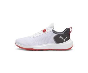 Puma Men Fusion Crush Sport Golf Shoe, Puma White-Dark Coal, 42 EU