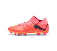 PUMA Men Future 7 Match Fg/Ag Chaussures de football, Sunset Glow Puma Black Sun Stream, 43 EU