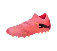 Puma Men Future 7 Match Mg Soccer Shoes, Sunset Glow-Puma Black-Sun Stream, 42 EU