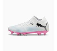 Puma Men Future 7 Match Mxsg Soccer Shoes, Puma White-Puma Black-Poison Pink, 42 EU