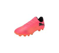 Puma Men Future 7 Play Fg/Ag Soccer Shoes, Sunset Glow-Puma Black-Sun Stream, 40 EU
