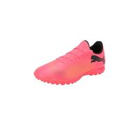 Puma Men Future 7 Play Tt Soccer Shoes, Sunset Glow-Puma Black-Sun Stream, 44.5 EU