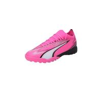 Puma Men Ultra Match Tt Soccer Shoes, Poison Pink-Puma White-Puma Black, 39 EU