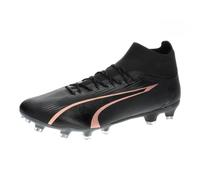 Puma Men Ultra Pro Fg/Ag Soccer Shoes, Puma Black-Copper Rose, 46.5 EU