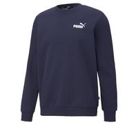 PUMA Ess Petit Logo Crew FL Sweat Homme, Bleu, M
