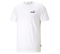 Puma Mens ESS Small Logo Tee XSmall White XSmall White